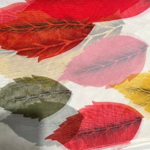 Leafy Chiffon Scarf